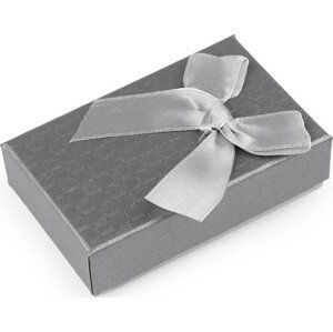 Krabička s mašličkou 5,5x8 cm Varianta: 6 šedá, Balení: 1 ks