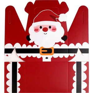 Vánoční dárková krabička sob, Mikuláš, sněhulák Varianta: 3 červená Mikuláš, Balení: 1 ks