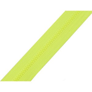 Zip kostěný No 3 metráž Varianta: 229 žlutá reflexní, Balení: 10 m